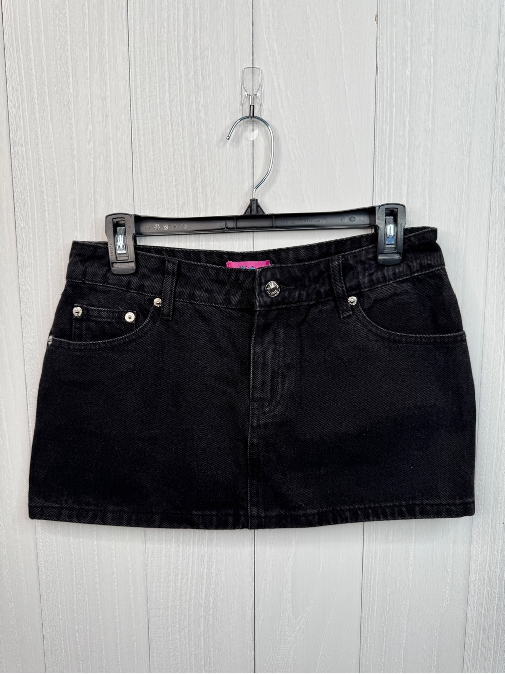 Edikted Women's Spencer Low Rise Denim Micro Skirt XS/S